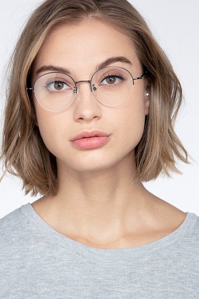 Best Glasses for Heart Shaped Faces + Where to Buy 64 semi rimless heart shaped face