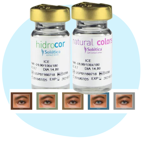 Colored Contacts for Astigmatism 9 Solotica Toric Lenses